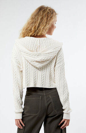 Mini Cable Stitch Hoodie image number 4