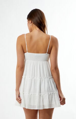 Button Front Babydoll Mini Dress image number 4