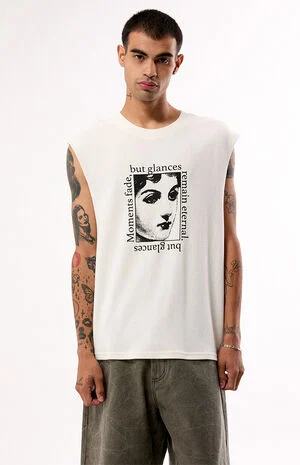 Moments Fade Waffle Knit Tank Top image number 1