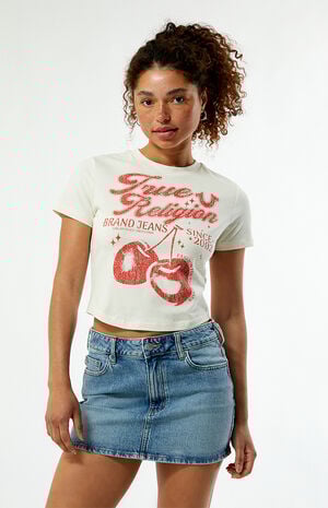 Vintage Cherry Cap Sleeve T-Shirt