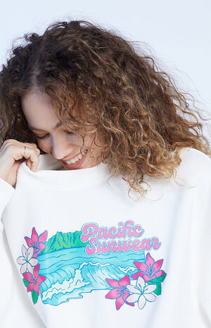 Pacific Sunwear Luau Crew Neck Sweatshirt image number 3