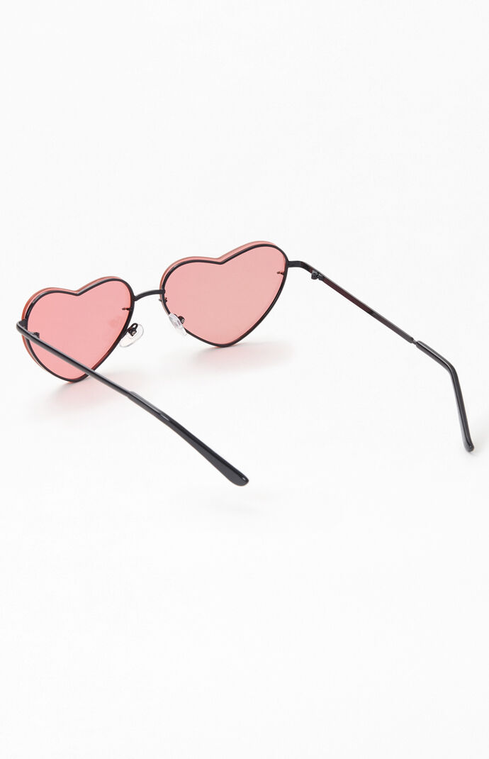 Heart Rimless Sunglasses