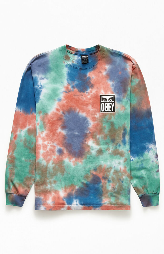 Tie-Dyed Eyes Icon Long Sleeve T-Shirt