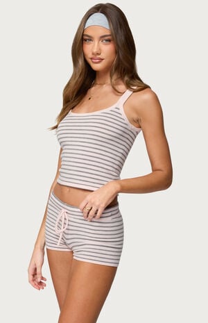 Lillian Striped Knit Tank Top image number 2