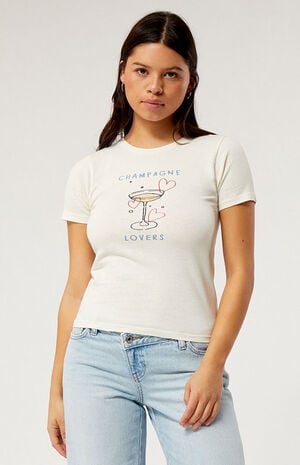 Champagne Lovers Skimmer T-Shirt image number 1
