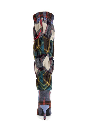 Women's Elodie Plaid Stiletto Booties image number 3