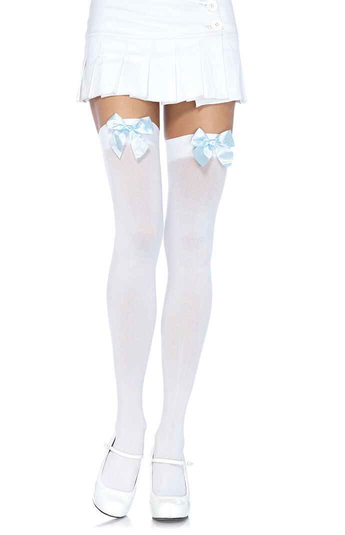 Leg Avenue Kay Opaque Thigh High Tights