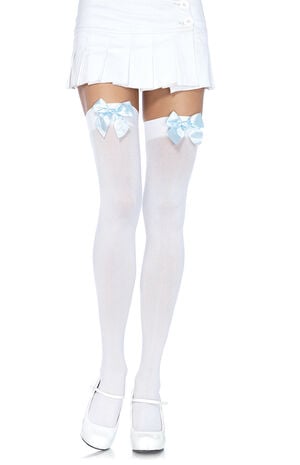 Kay Opaque Thigh High Tights image number 1