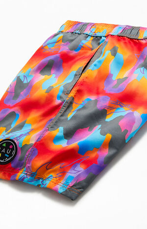 Volcanic Eruption 17" Swim Trunks image number 4