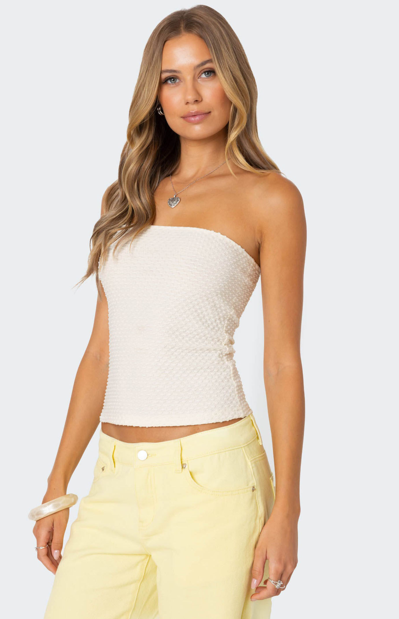 Edikted Albina Textured Tube Top