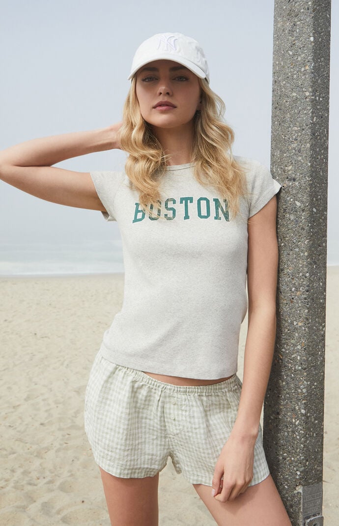 John Galt Light Gray Boston Hailie T-Shirt