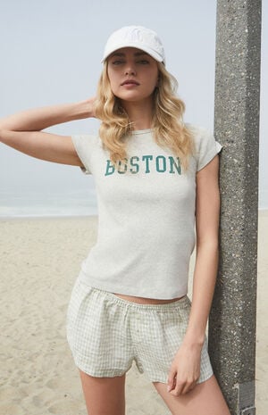 Light Gray Boston Hailie T-Shirt image number 1