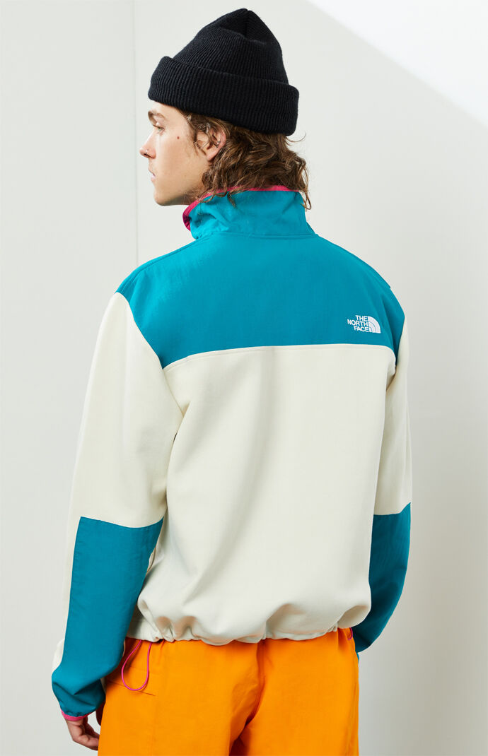 Graphic Quarter Zip Fleece Pullover