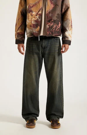 Dylan Baggy Jeans Dark Blue Tint image number 2