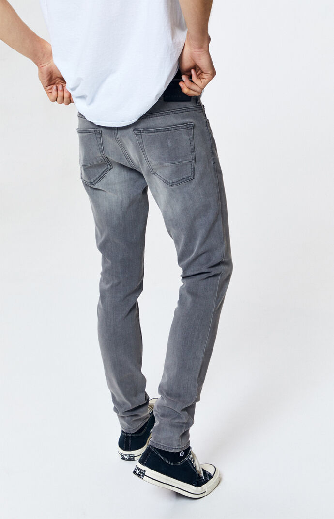 PacSun Skinny Active Stretch Gray Jeans at PacSun.com