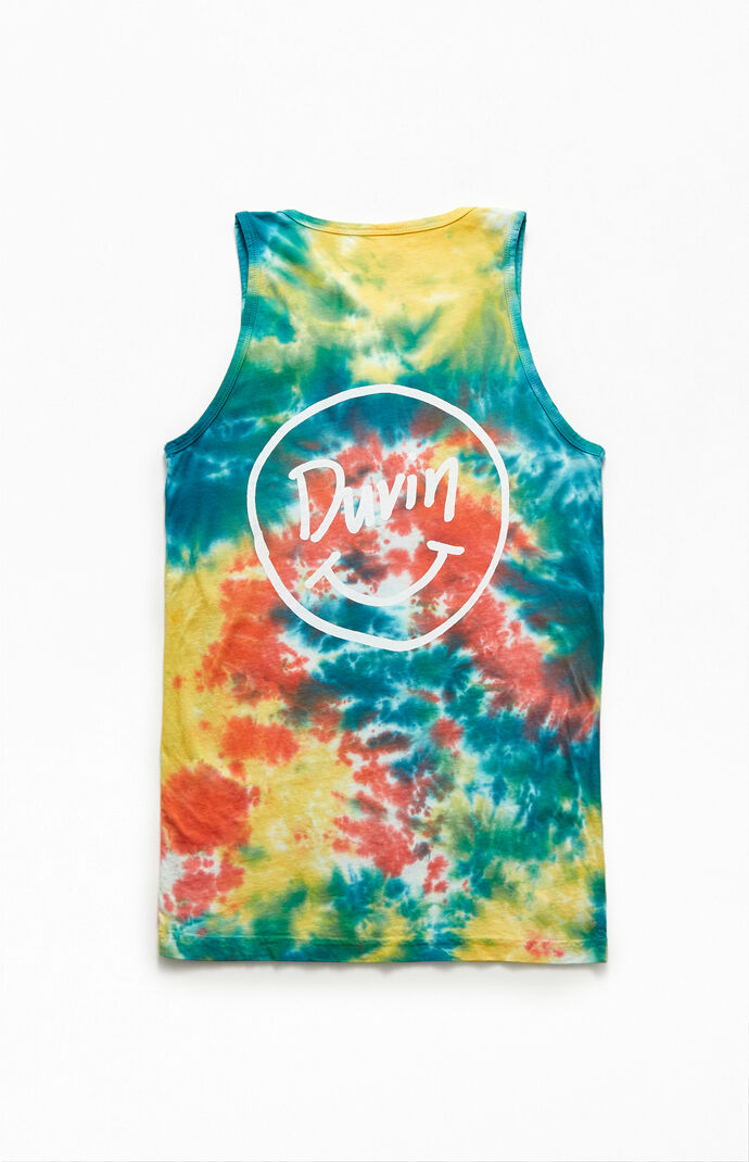 Tie-Dyed Smile Tank Top