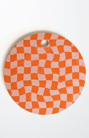 Avenie Warped Checkerboard Cutting Board image number 1