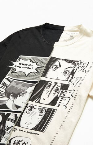 Anime Split T-Shirt image number 2