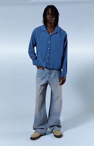Blake Extreme Baggy Jeans Light Blue Wash image number 1
