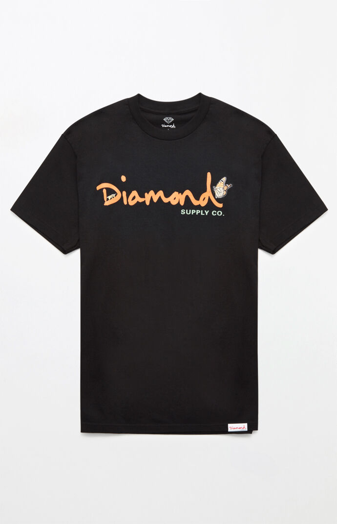 Diamond Paradise Og Script T Shirt Pacsun