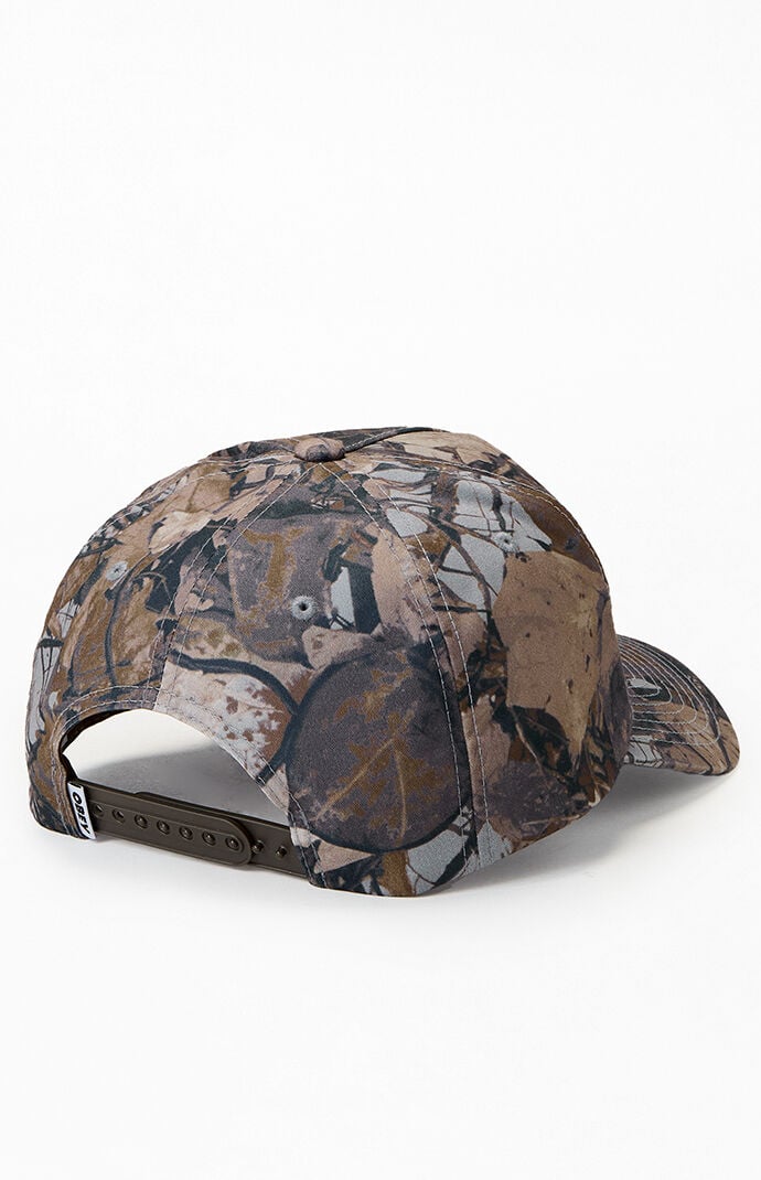 Obey Speed Squad 5 Panel Camo Snapback Hat