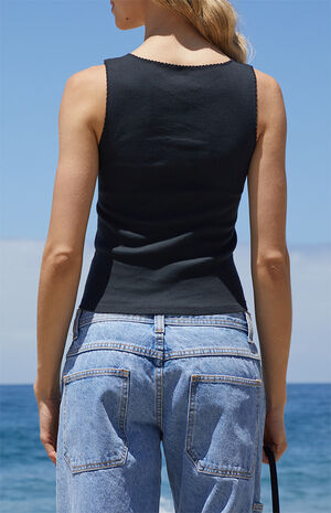 Black Vicki Tank Top image number 3