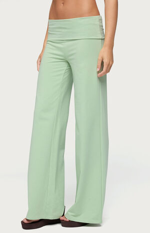 Cammy Wide Leg Foldover Pants image number 2