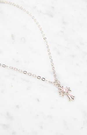 Cross Heart Layered Necklace image number 5