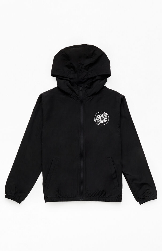 Santa Cruz Kids Opus Dot Hooded Windbreaker Jacket | PacSun