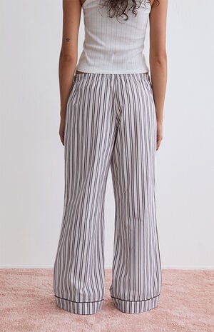 Striped Baggy Pajama Pants image number 4