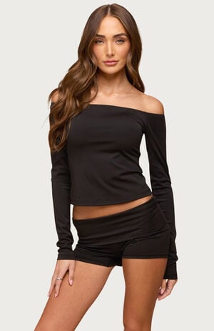 Tezia Off Shoulder Long Sleeve Top image number 1