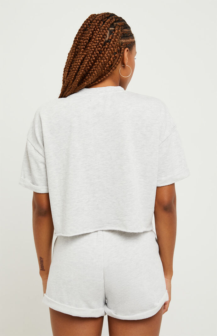 By PacSun Bunny Cropped Crew Neck Sweatshirt