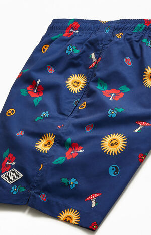 Recycled Fun Town 17" Swim Trunks image number 4