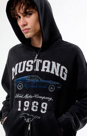 Mustang Zip Up Hoodie image number 3