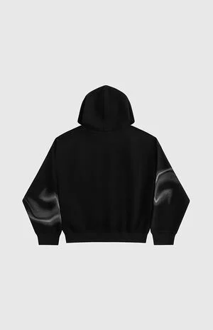 Thermal Blurred Image Oversized Hoodie image number 5