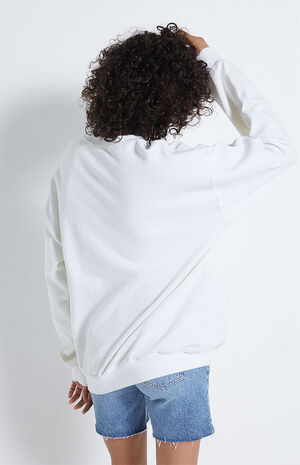 Pabst Blue Ribbon Oversized Crew Neck Sweatshirt image number 3