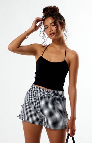 Linen Tie Shorts image number 3