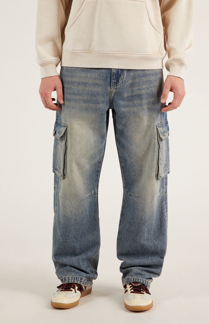 激安 超特価商店街  Jeans Baggy Dylan Pacsun Cargo PacSun | Indigo Medium パンツ