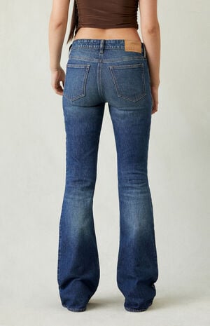 Jade Low Rise Bootcut Jeans Stretch Dark Blue image number 4