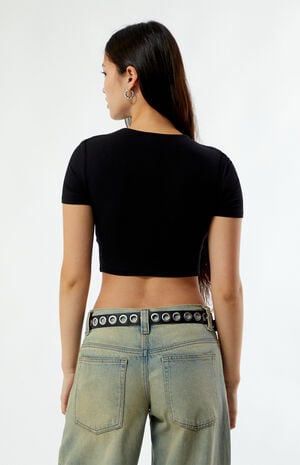 Anniversary Crystal Spicy Cropped T-Shirt image number 3