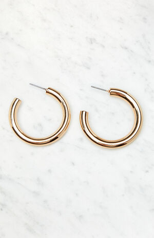 Tube Hoop Earrings image number 3