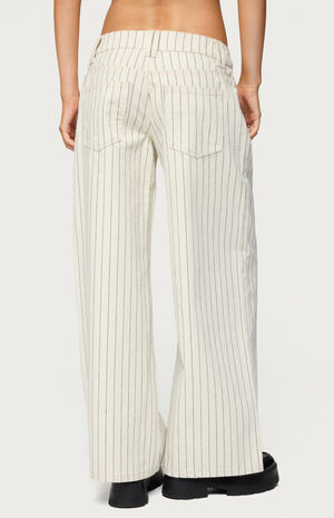 Petite Cory Striped Low Rise Jeans image number 3