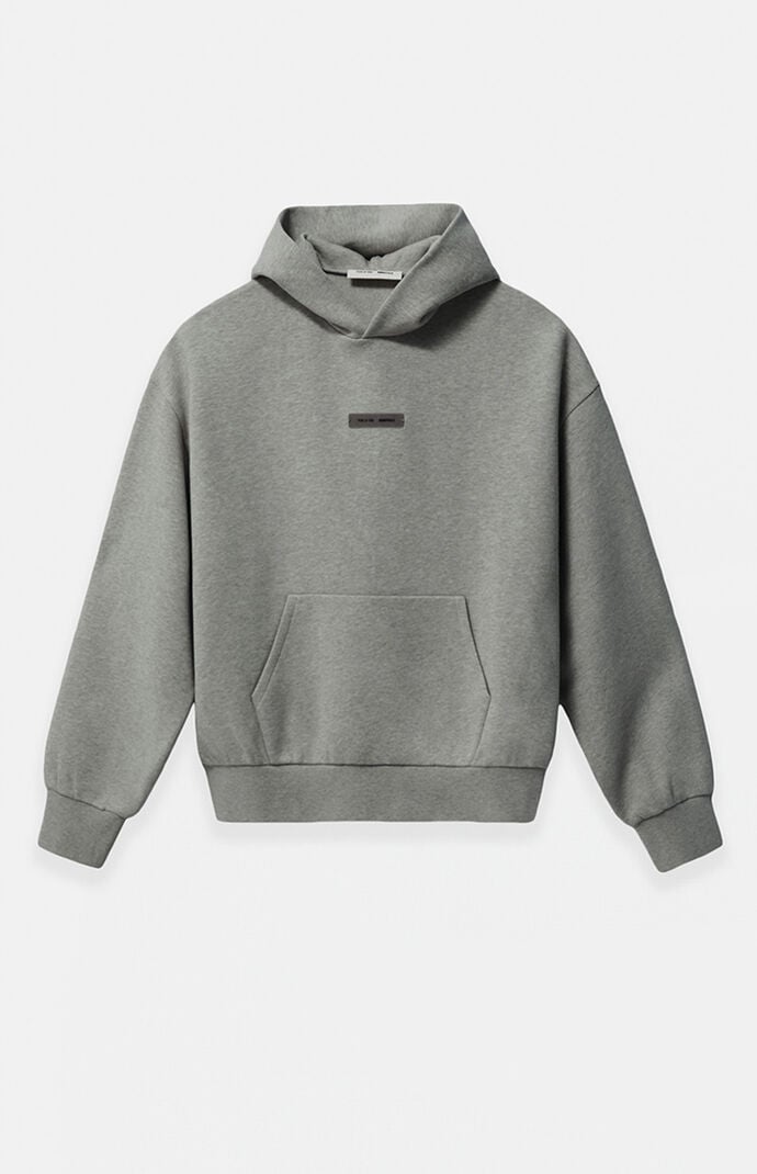 Fear of God ESSENTIALS Concrete Heather Classic Fleece Hoodie