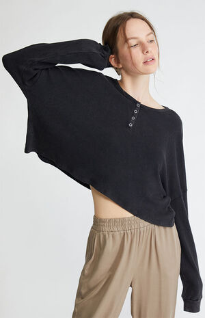 Family Time Henley Long Sleeve Top image number 1