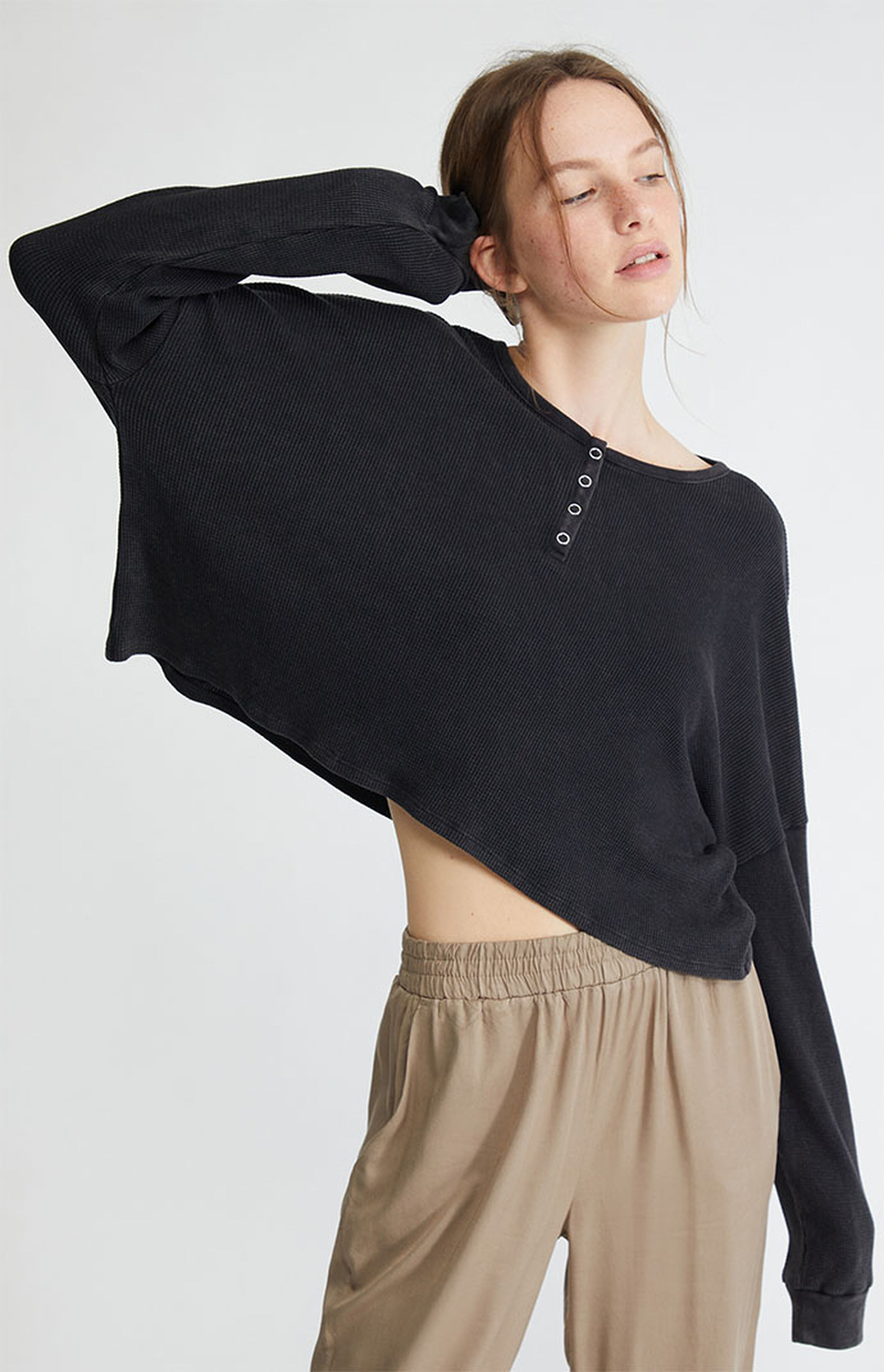 PacCares Family Time Henley Long Sleeve Top PacSun