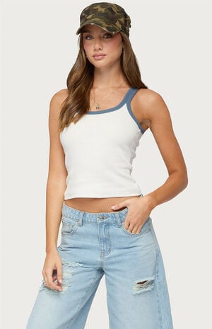 Eida Contrast Ribbed Tank Top image number 1