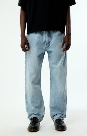 Men's 565 Loose Straight Jeans Light Wash image number 1