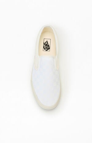 Checkerboard Blanc De Blanc Classic Slip-On Shoes image number 5