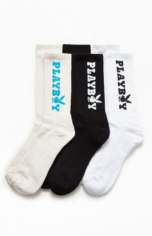 By PacSun 3 Pack Crew Socks image number 1