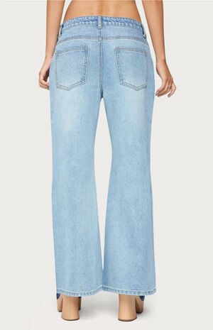 Petite Low Rise Wide Leg Jeans image number 3